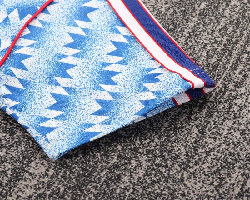 1990/1992 Retro Manchester United Away Football Shirt 1:1 Kids Size