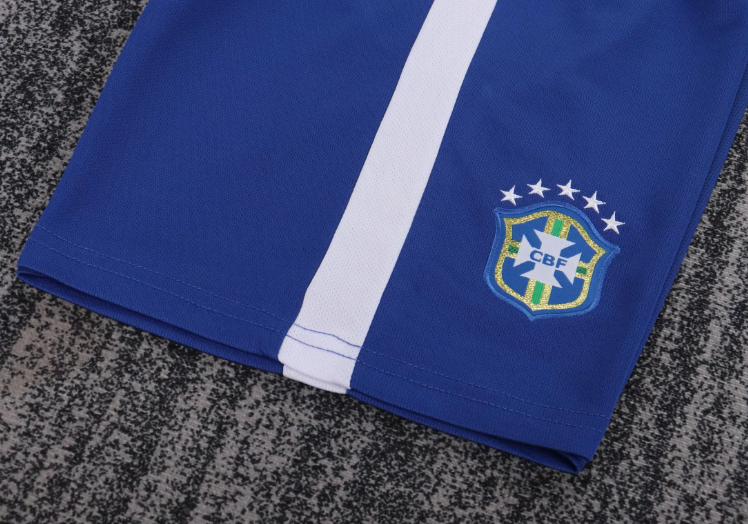 2014 Retro Brazil Home Football Jersey 1:1 Kids Size