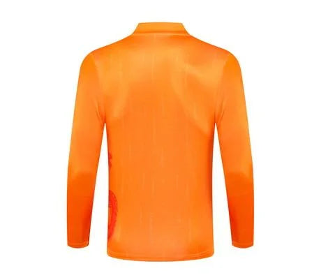 2024/2025 Real Madrid Royal Orange Special Edition Half-Pull Training Suit Football Shirt 1:1 Set