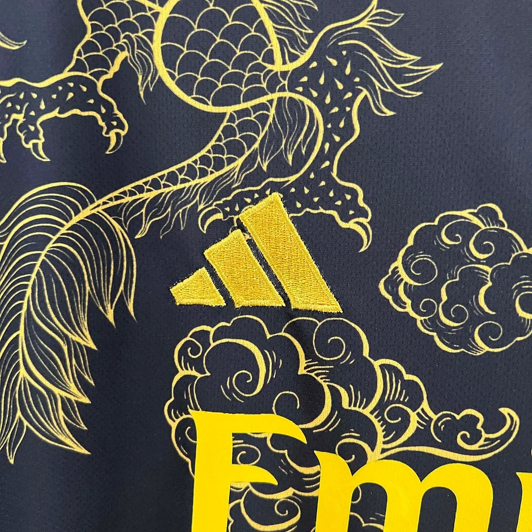 2023/2024 Real Madrid Special Edition Gold Dragon Football Shirt1:1