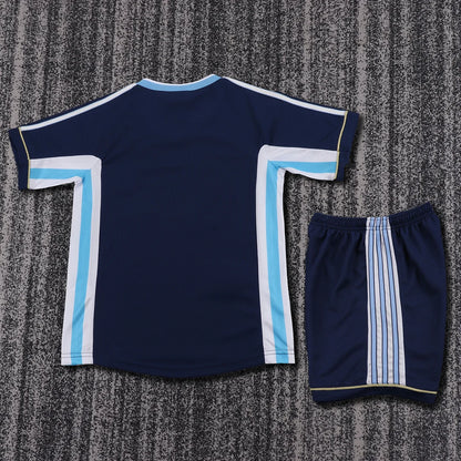 1998 Retro Argentina National Team Away Jersey 1:1 Kids Size
