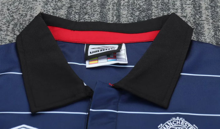 1999/2000 Retro Manchester United Away Football Jersey 1:1 Kids Size