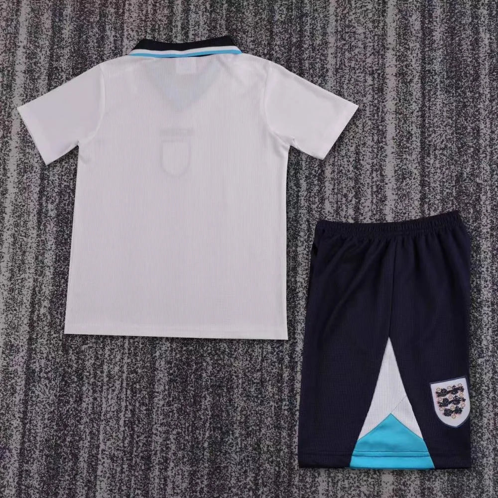 1996 Retro England Home Football Shirt 1:1 Kids Size