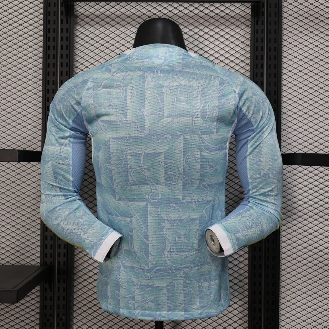 2025/2026 Long Sleeve Player Version Juventus Away Football Shirt 1:1