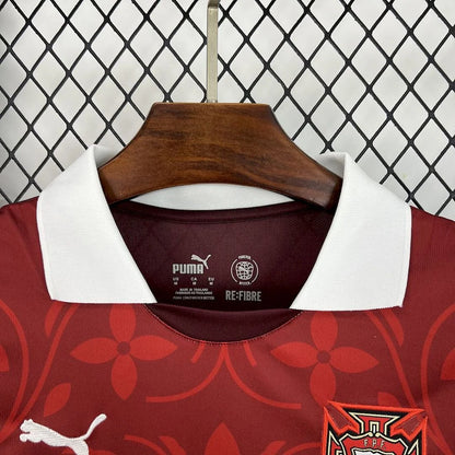 2025-2026 Portugal Concept version Red Football Jersey 1:1