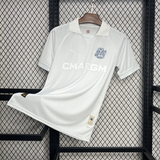 2024/2025 Olympique de Marseille 125th Anniversary White Jersey 1:1