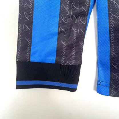 1997/1998 Retro Long Sleeve Internazionale Milan Home Football Jersey 1:1