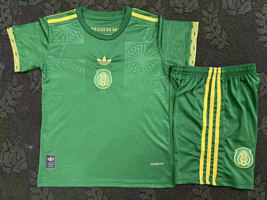 2025/2026 Mexico National Special Edition Green Football Shirt 1:1 Kids Size