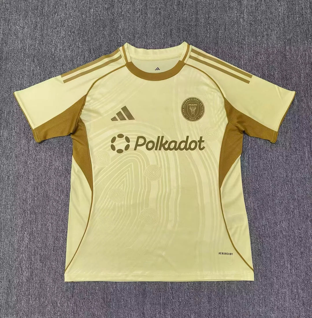 2025/2026 Inter Miami Training clothes Yellow Football Jersey 1:1