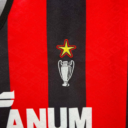 1989/1990 Retro AC Milan Home Football Shirt 1:1