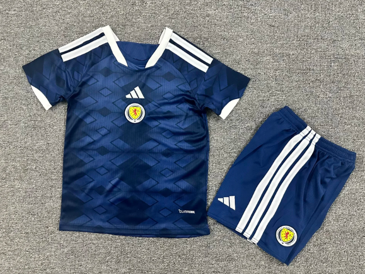 2026 Scotland National Team Home Football Shirt 1:1 Kids Size