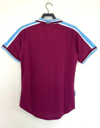 1999-2001 Retro West Ham United Football Shirt Home 1:1