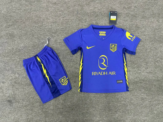 2025/2026 Atletico Madrid Away Football Jersey 1:1 Kids Size