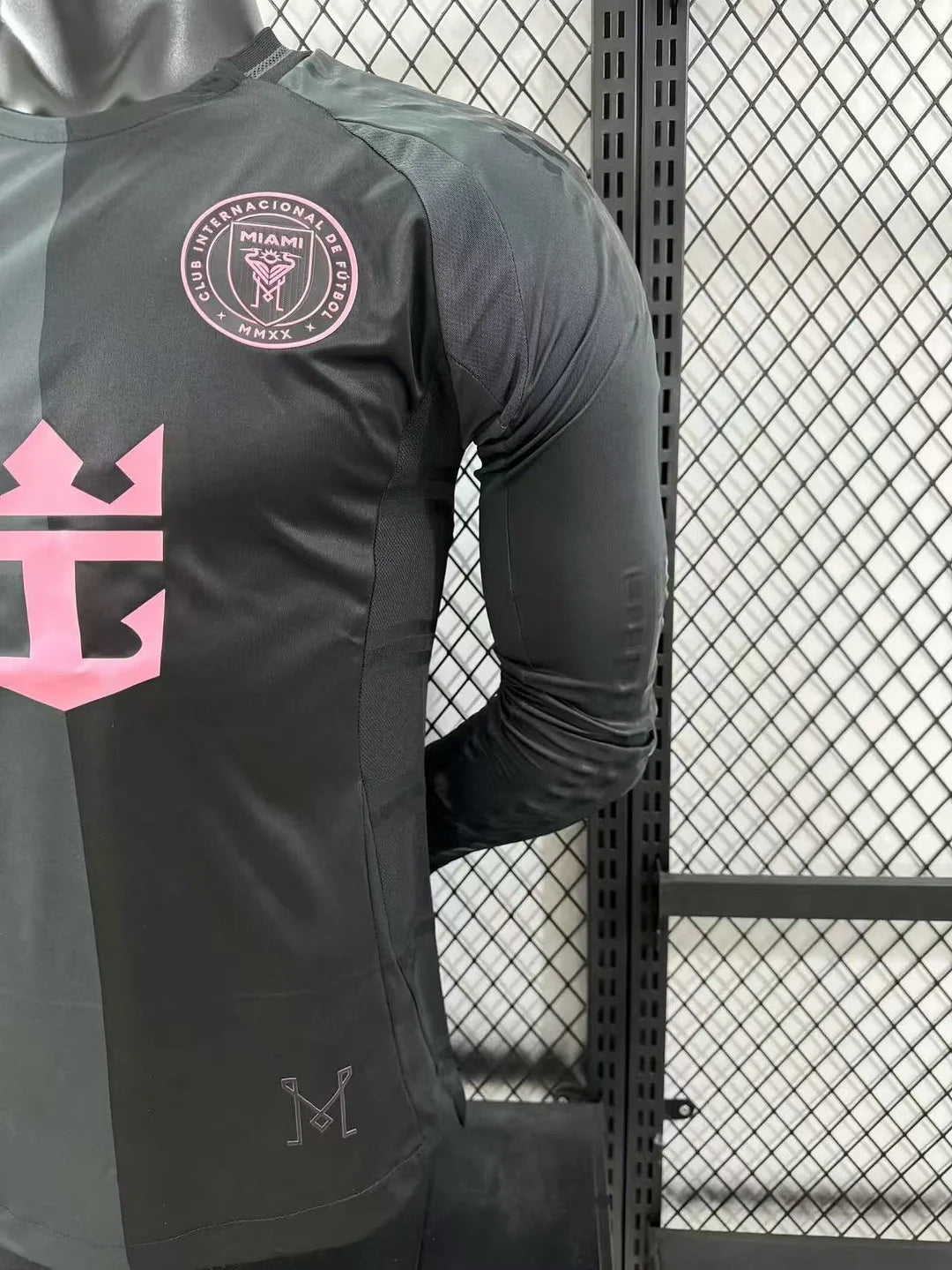 2025/2026 Long Sleeve Inter Miami Away Player Version Football Jersey 1:1 Thailand Quality