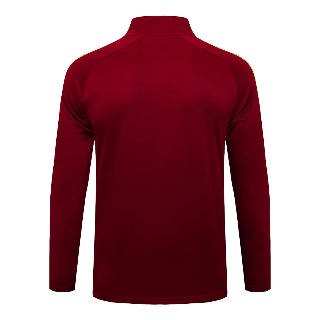 2025/2026 Arsenal Half-Pull Training Suit Maroon Retro Edition Football Shirt 1:1 Set
