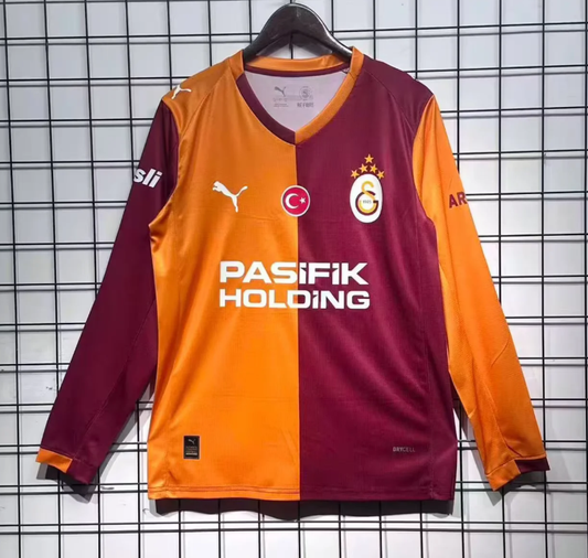 2025/2026 Long Sleeve Galatasaray Home Football Shirt 1:1