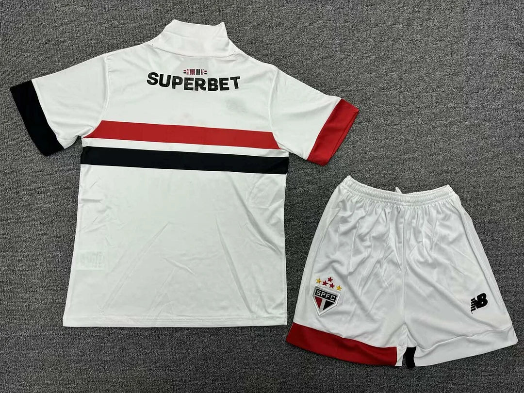 2024/2025 S?o Paulo Home Jersey 1:1 Kids Size