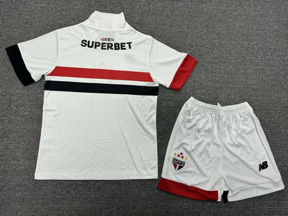 2024/2025 S?o Paulo Home Jersey 1:1 Kids Size