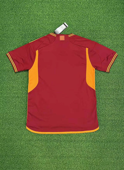 2023/2024 Roma Home Sponsor Edition Soccer Jersey 1:1