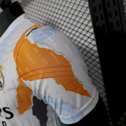 2025/2026 Player Version Real Madrid Pre-match training uniforms Football Jersey 1:1