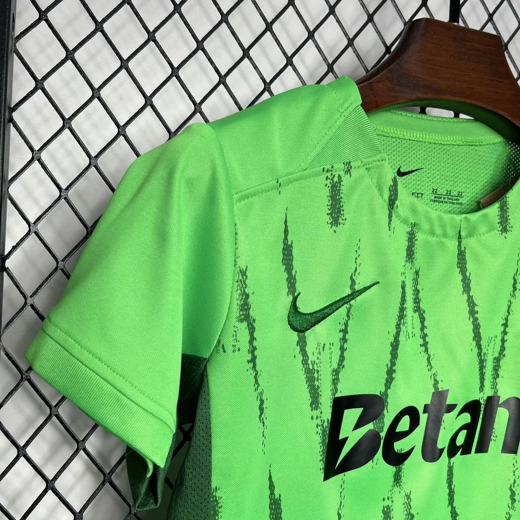 2024/2025 Sporting Lisbon Third Away Football Jersey Shirt 1:1 Kids Size