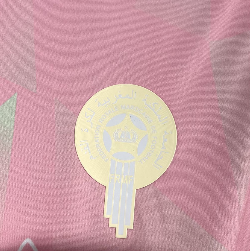 2025/2026 Morocco National Team Special Edition Pink And Green Football Jersey 1:1