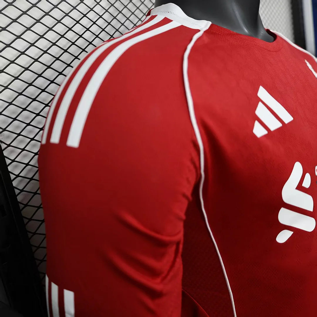 2025/2026 Long Sleeve Liverpool Home Player Version Football Shirt 1:1