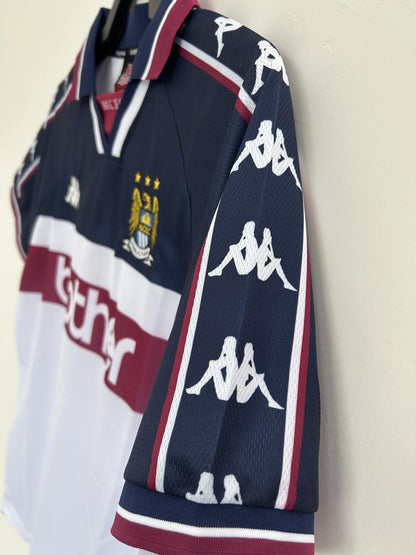 1997-1998 Retro Manchester City Away Football Shirt 1:1