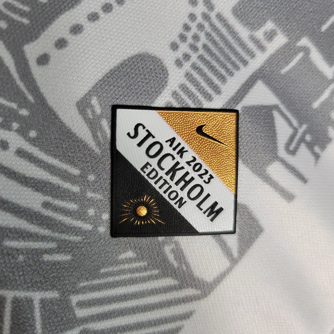 2023 AIK Fotboll Stockholm Special Edition White Football Shirt 1:1