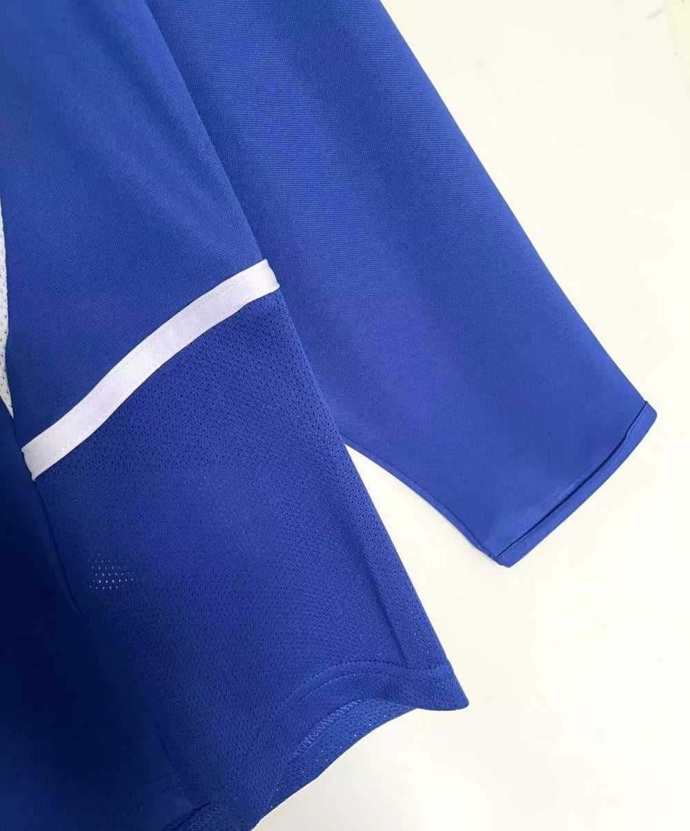 2002 Retro Long Sleeve Brazil Away Soccer Jersey Shirt 1:1