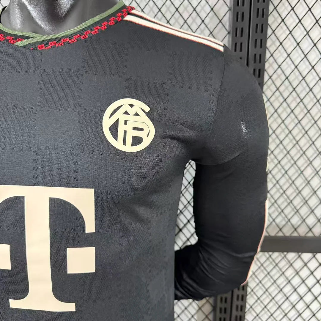 2025/2026 Long Sleeves Player Version Bayern Munich Third Away Football Shirt 1:1
