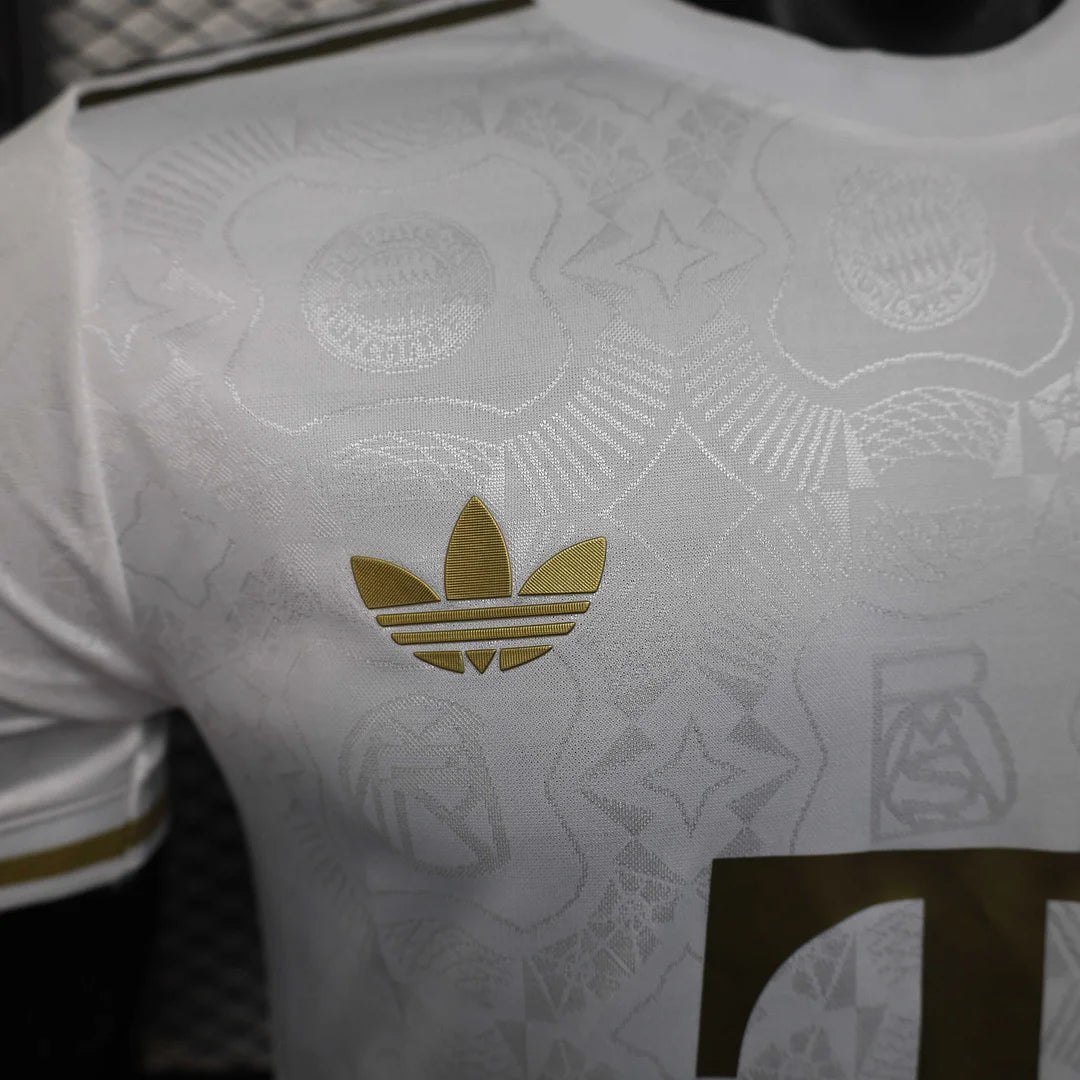 2025/2026 Player Version Bayern Munich 125th Anniversary White Football Jersey 1:1