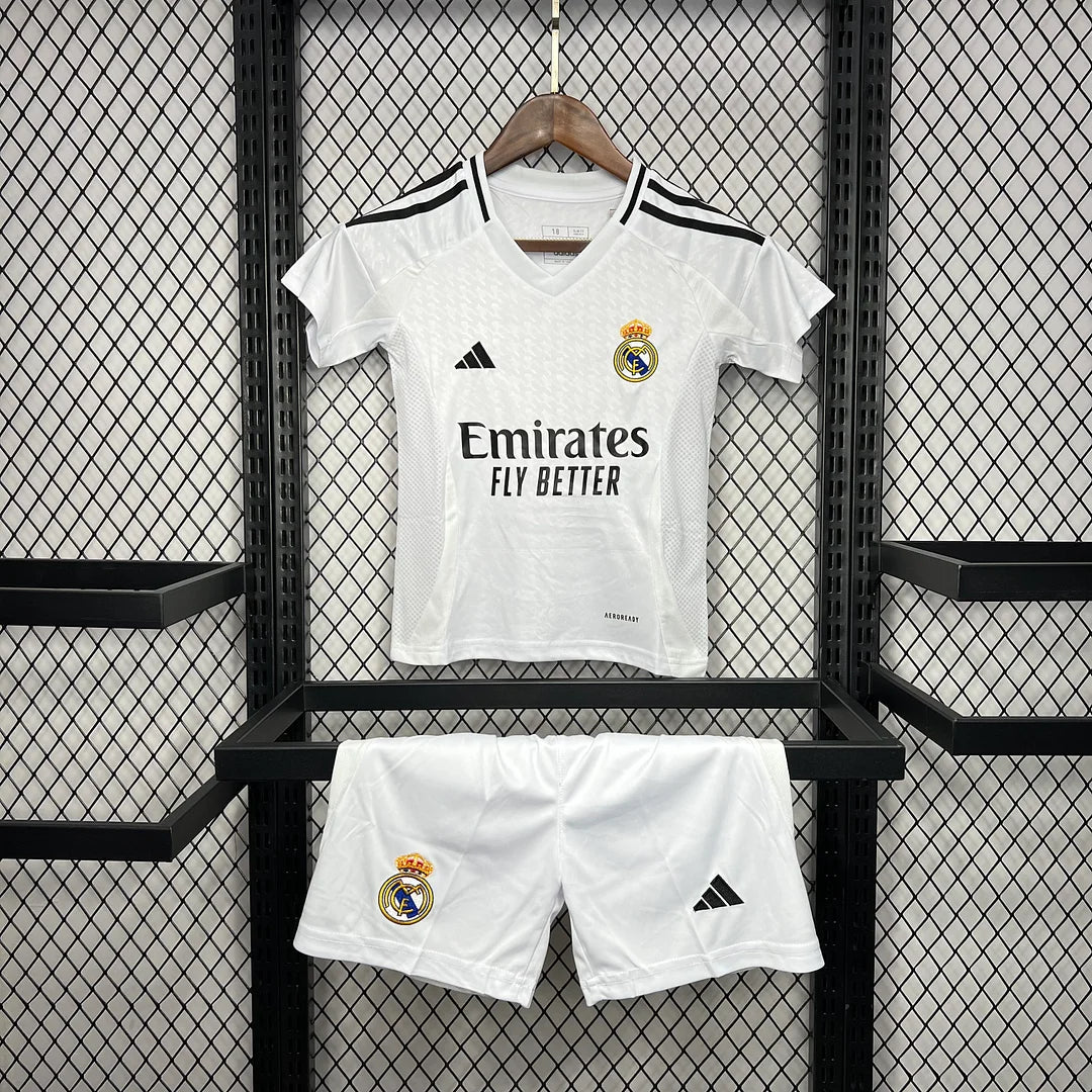 2024/2025 Real Madrid Home Football Shirt 1:1 Kids Size