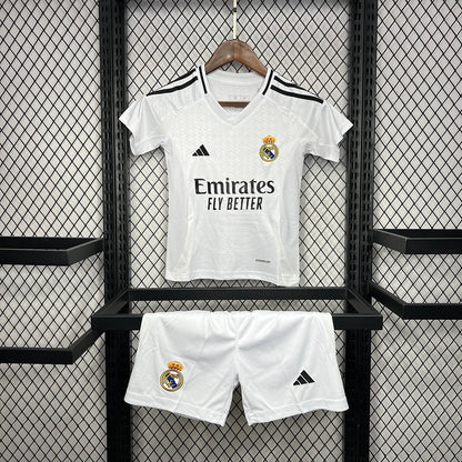 2024/2025 Real Madrid Home Football Shirt 1:1 Kids Size