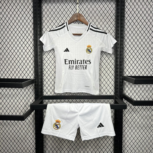 2024/2025 Real Madrid Home Football Shirt 1:1 Kids Size