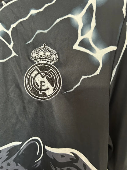 2024/2025 Real Madrid Leopard Special Edition Jersey Black 1:1