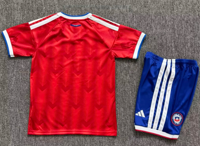 2026 Chile Home Football Jersey 1:1 Kids Size