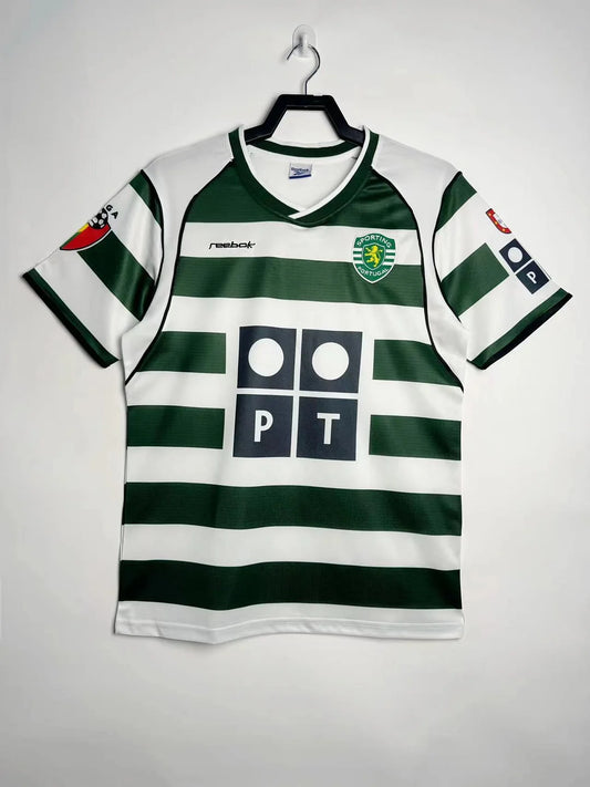 2001/2003 Retro Sporting Lisbon Home Football Shirt 1:1