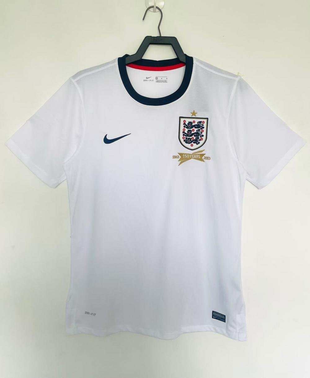 2013 Retro England Home Soccer Jersey 1:1