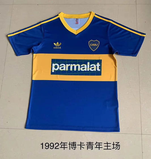 1992/1993 Retro Boca Juniors Home Football Jersey 1:1