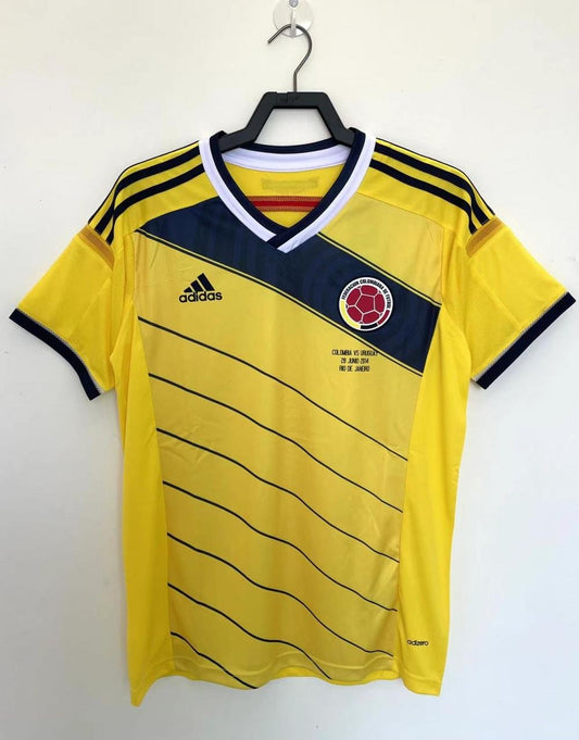 2014 Retro Colombia Home Football Shirt 1:1
