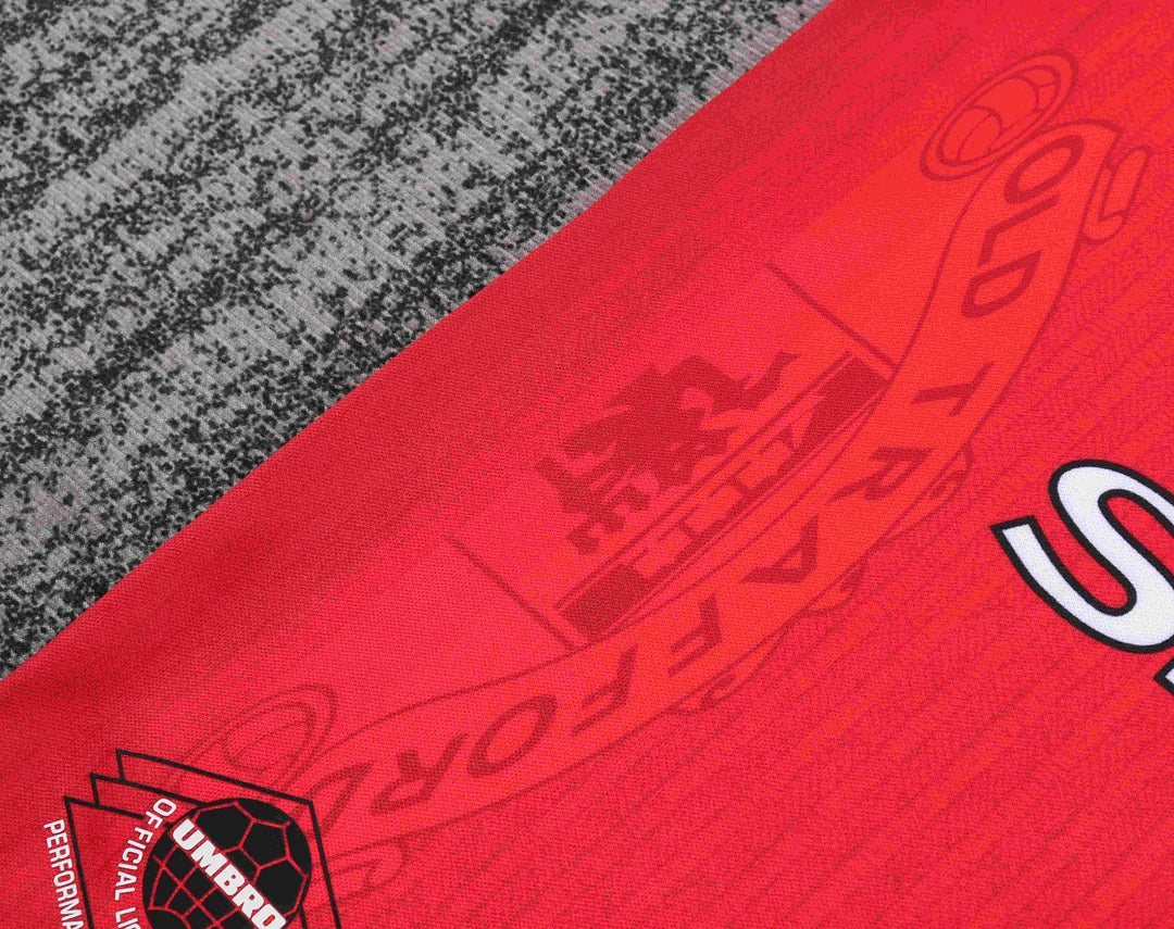 1996-1997 Retro Manchester United Home Football Shirt 1:1 Kids Size