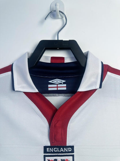 2004 Retro England Home Soccer Jersey 1:1
