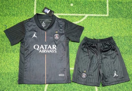 2025/2026 Psg Paris Saint-Germain Fourth Away With A Star Football Jersey 1:1 Kids Size