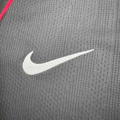 2007/2008 Retro Long Sleeve Manchester United Third Away Football Shirt 1:1 Kids Size