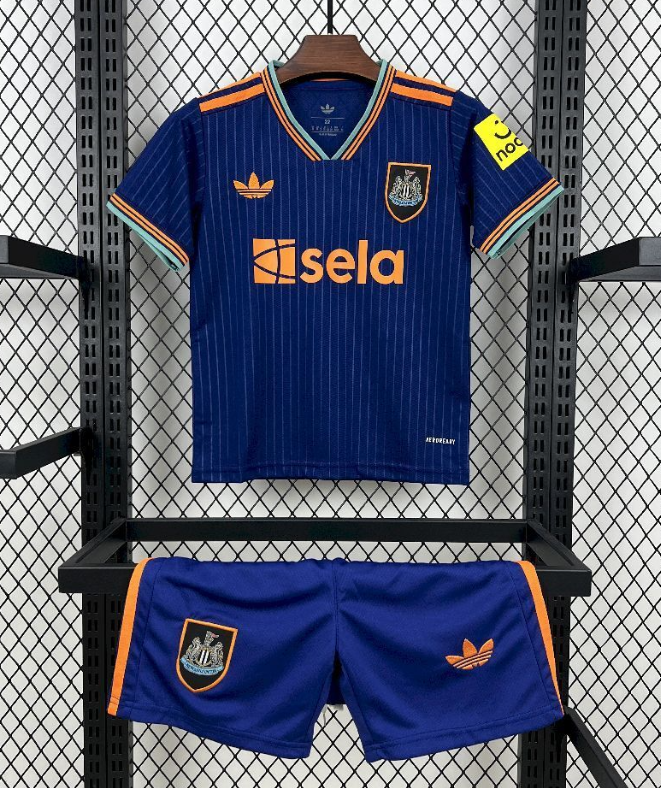 2025/2026 Newcastle United Third Away Football Jersey Shirt 1:1 Kids Size