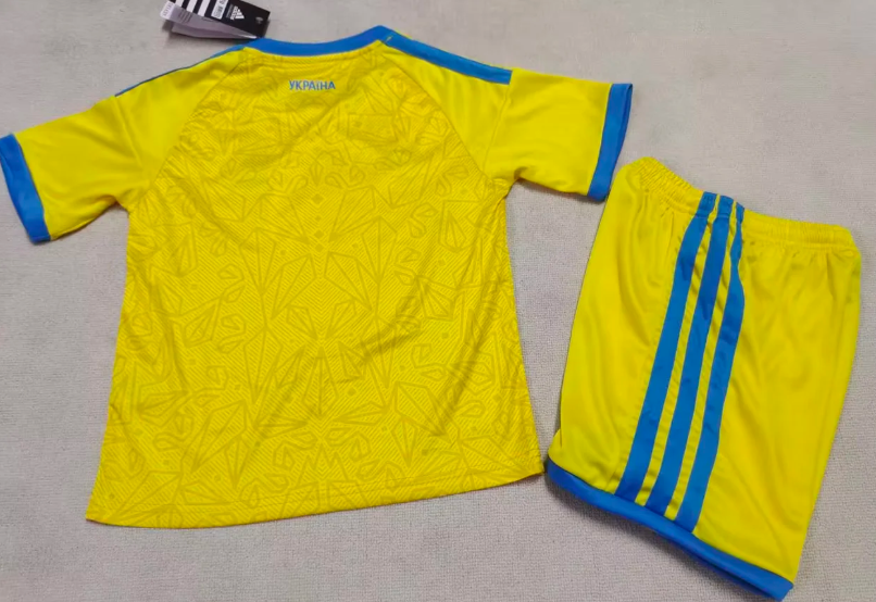 2026 Ukraine National Team Home Football Jersey 1:1 Kids Size