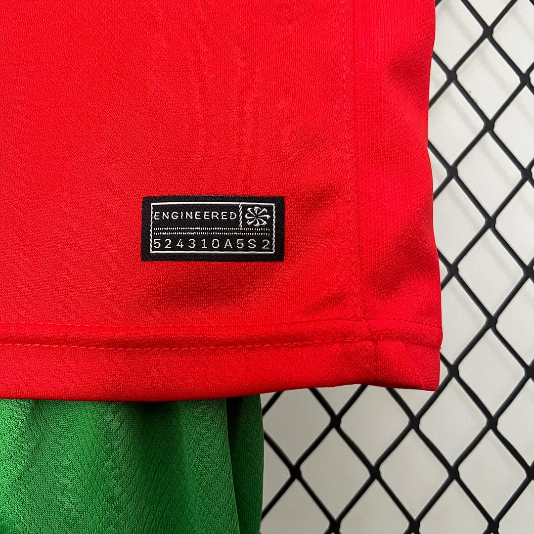 2024 Portugal Home Football Shirt 1:1 Kids Size