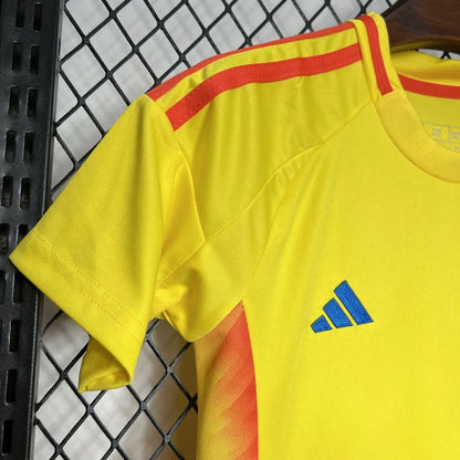 2024-2025 Colombia National Home Football Shirt 1:1 Kids Size