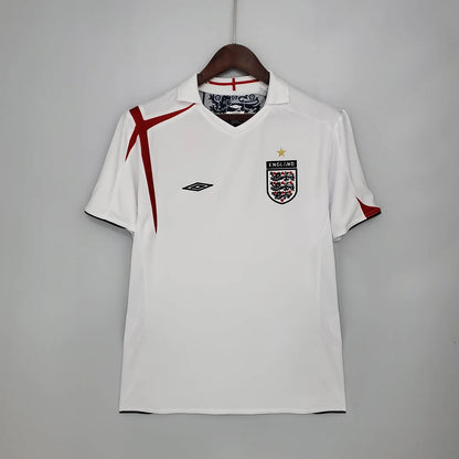 2006 Retro England Home Soccer Jersey 1:1